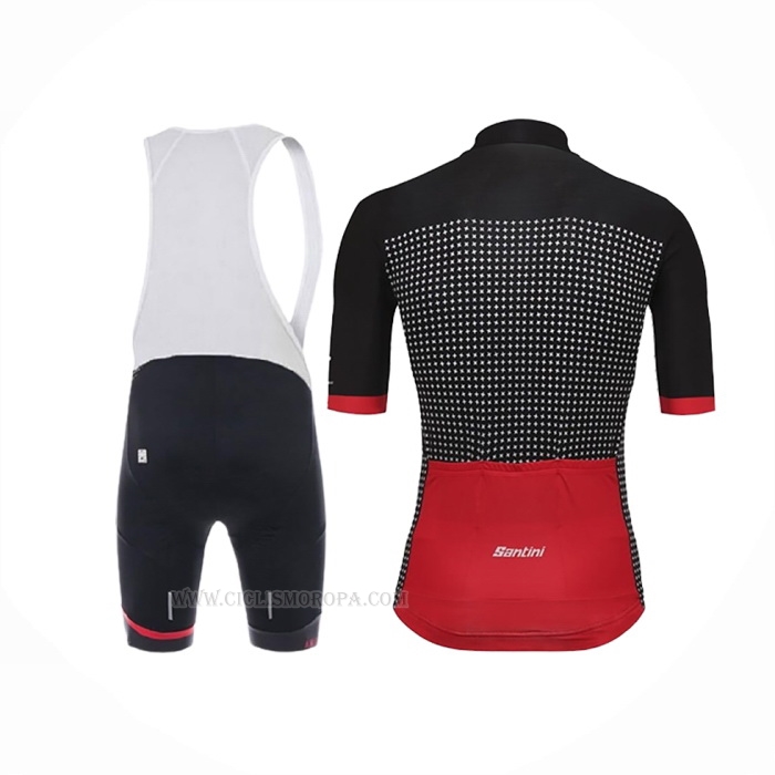 2018 Ropa Ciclismo Tour De Suisse Helvetia Negro Rojo Mangas Corta y Culotte Corto